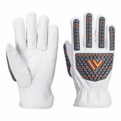 Portwest - Gants anti impacts en cuir non doublé