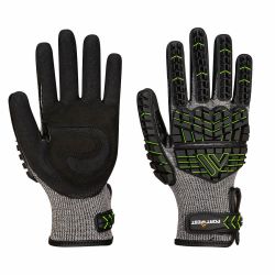 Portwest - Gants mécanicien anti impacts et anti coupures de niveau F en mousse nitrile