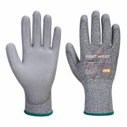 Portwest - Gants anti coupures de niveau C Jauge 13 en PU lisse (Pack de 12)