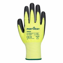 Portwest - Gants anti coupures de niveau D Jauge 13 en PU lisse (Pack de 12)