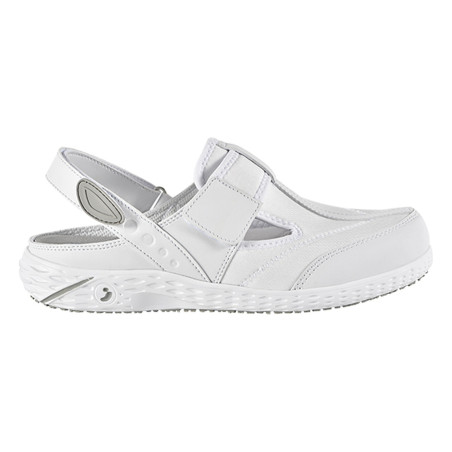 Safety Jogger - Sandales médicales végan avec assise plantaire amovible ALIZA blanc OB