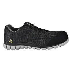 Safety Jogger - Chaussures de sécurité basses en plastique recyclé avec un confort ultime MORRIS noir S1P
