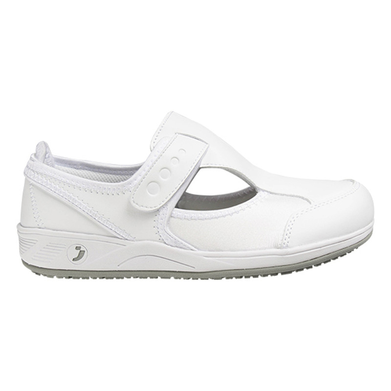 Safety Jogger - Chaussures de travail basses pour femmes ultra-confortables en lycra spécial médical CAMILLE blanc O1