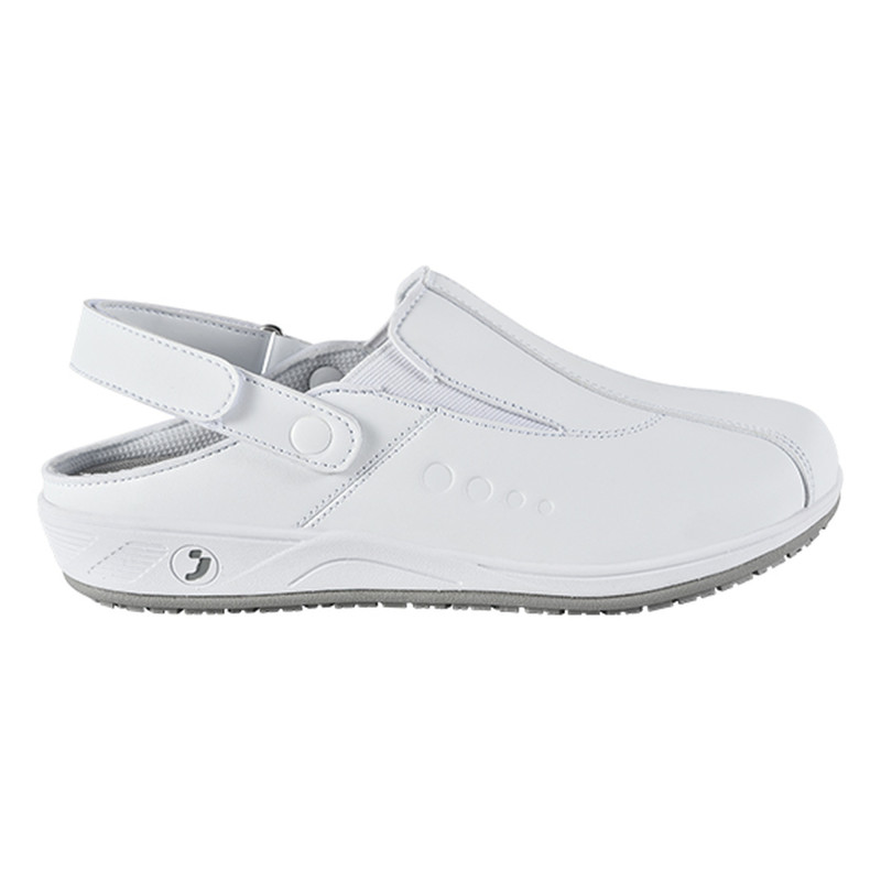 Safety Jogger - Sabots médicaux pour femmes avec une bande velcro réglable CARINNE blanc OB