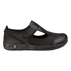 Safety Jogger - Chaussures de travail basses pour femmes ultra-confortables en lycra spécial médical CAMILLE noir O1
