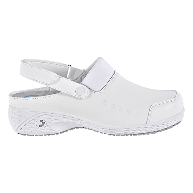 Safety Jogger - Sabots médicaux pour femmes à bandes velcro réglables SHEILA blanc OB ESD A SRC E