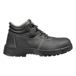 Safety Jogger - Chaussures de sécurité hautes confortables et polyvalentes en croute de cuir LABOR noir S3