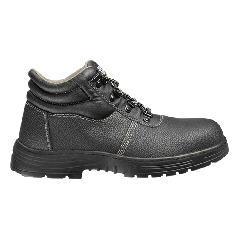 Safety Jogger - Chaussures de sécurité hautes confortables et polyvalentes en croute de cuir LABOR noir S3