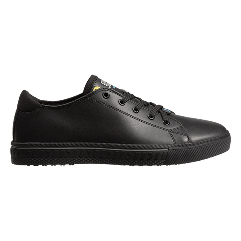 Safety Jogger - Baskets de travail antidérapantes en cuir Nappa naturel et respirant COOL noir O2