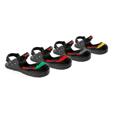 Safety Jogger - Sur-chaussures antidérapantes avec embout de sécurité en aluminium et titane VISITOR INTEGRAL noir