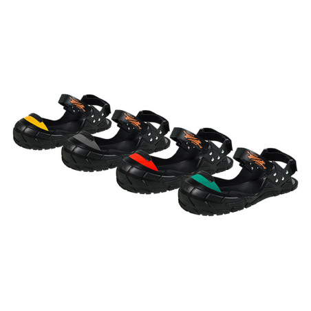 Safety Jogger - Sur-chaussures antidérapantes avec embout de sécurité en aluminium et titane VISITOR PREMIUM noir