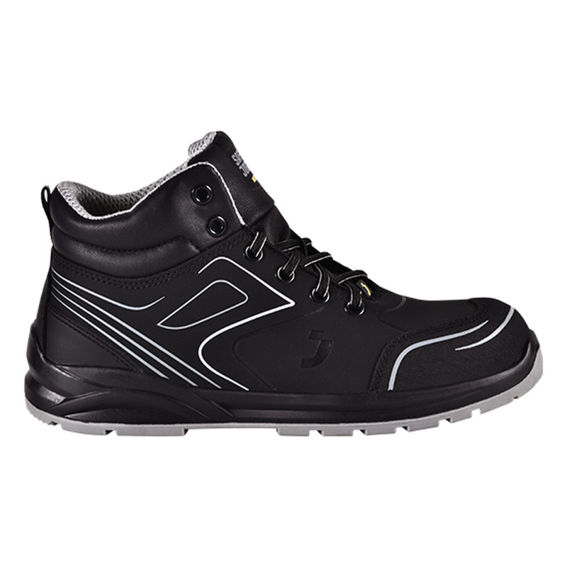 Safety Jogger - Chaussures de sécurité mi-hautes sportives  antistatiques avec embout en acier CADOR noir et blanc S3