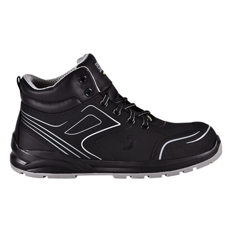 Safety Jogger - Chaussures de sécurité mi-hautes sportives  antistatiques avec embout en acier CADOR noir et blanc S3