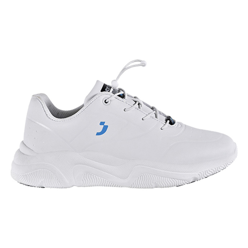 Safety Jogger - Chaussures de travail basses non sécurité confortables avec des lacets élastiques CHAMP blanc O2