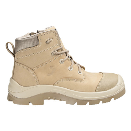Safety Jogger - Bottines de sécurité mi-hautes zippées confortables et polyvalentes ALTAR beige S3S