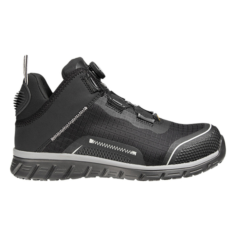 Safety Jogger - Chaussures de sécurité mi-hautes sportives ultralégères antidérapantes à fermeture TLS LIGERO2 noir S1P