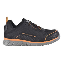 Safety Jogger - Chaussures de sécurité basses sportives ultra-légères antidérapantes LIGERO2 noir et orange S1P