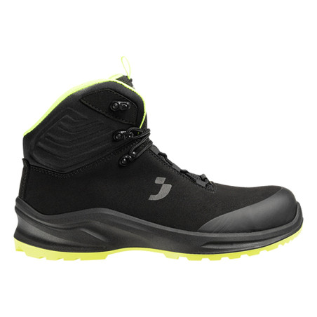 Safety Jogger - Baskets de sécurité mi-hautes véganes respirantes MODULO gris et jaune S3S