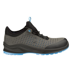 Safety Jogger - Chaussures de sécurité basses végan ultra-respirantes MODULO PERF gris et bleu S1PS