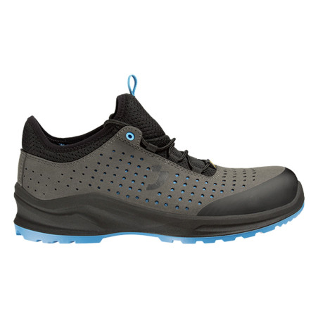Safety Jogger - Chaussures de sécurité basses végan ultra-respirantes MODULO PERF gris et bleu S1PS