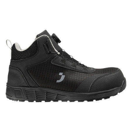Safety Jogger - Chaussures de sécurité hautes légères résistantes à la perforation avec fermeture TLS ASAMA noir S3S