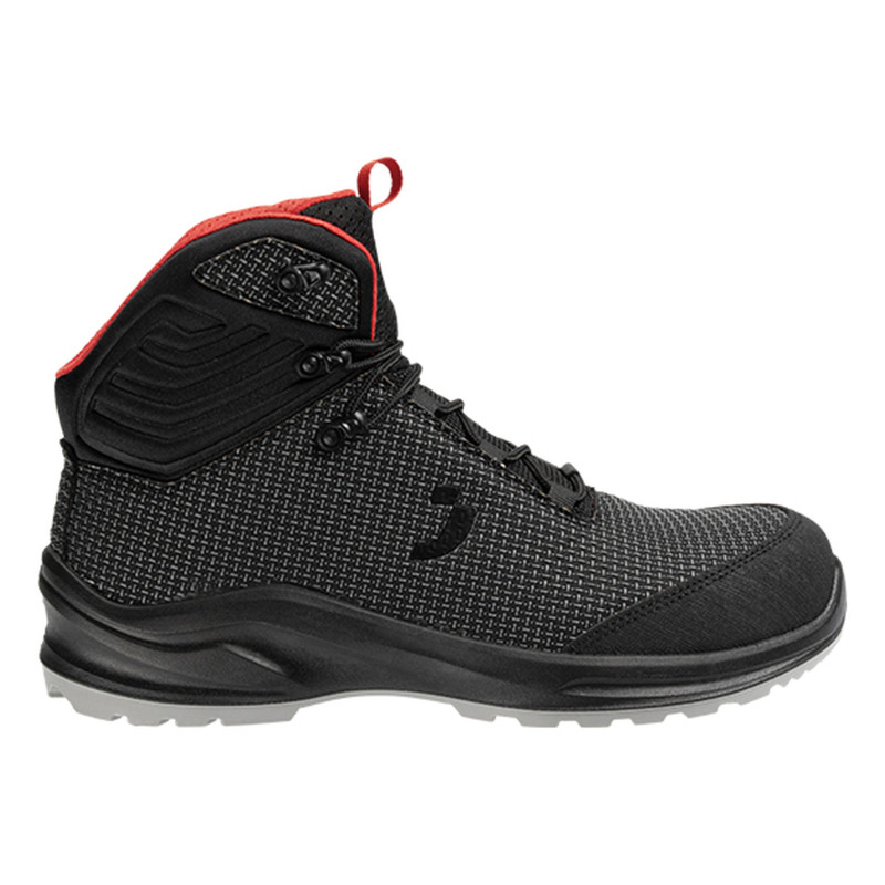 Safety Jogger - Chaussures de sécurité mi-hautes super respirantes anti-abrasion et anti-perforations MODULO ARMOR noir S3S
