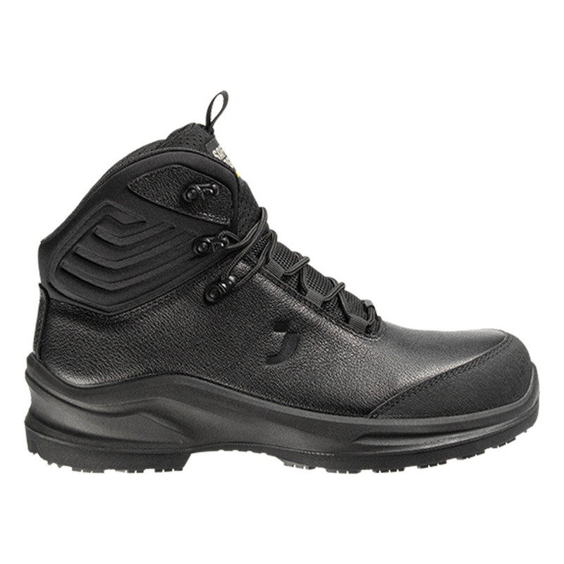 Safety Jogger - Chaussures de sécurité mi-hautes en cuir respirant sans métal super confortables et souples MODULO LE noir S3S