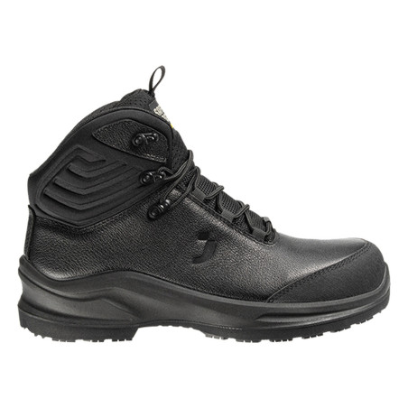 Safety Jogger - Chaussures de sécurité mi-hautes en cuir respirant sans métal super confortables et souples MODULO LE noir S3S