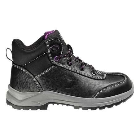 Safety Jogger - Chaussures de sécurité mi-hautes pour femmes en cuir parfaites pour un usage industriel polyvalent BESTLADY S3