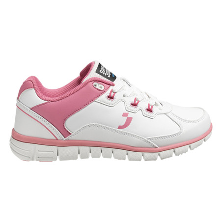 Safety Jogger - Baskets de travail sportives basses antidérapantes pour femmes spécial restauration SUNNY blanc et rose OB