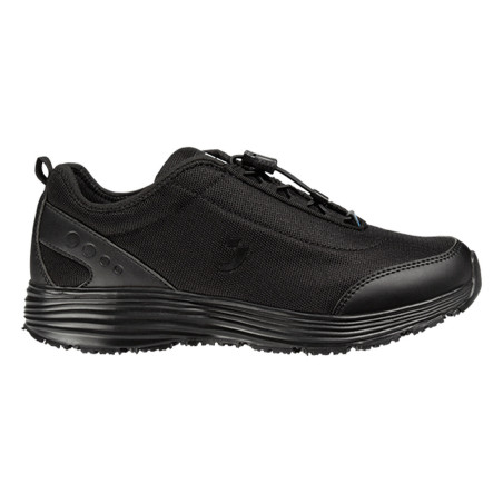 Safety Jogger - Baskets de travail médicales basses sportives ultra-légères avec assise plantaire pour femmes MAUD noir OB