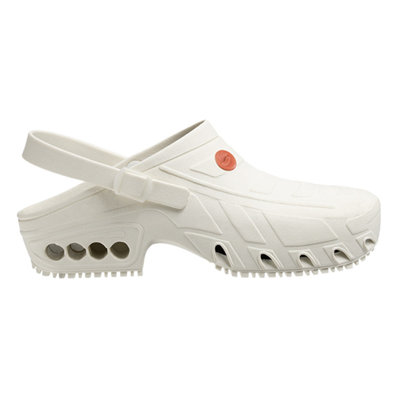 Safety Jogger - Sabots médicaux antidérapants stérilisables spécial salles d'opérations OXYCLOG blanc OB