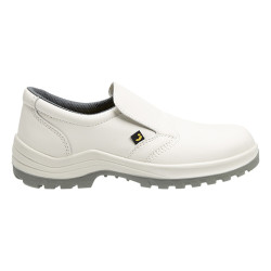 Safety Jogger - Chaussures de sécurité basses à enfiler spécial industrie alimentaire avec un embout en acier X0500 blanc S2