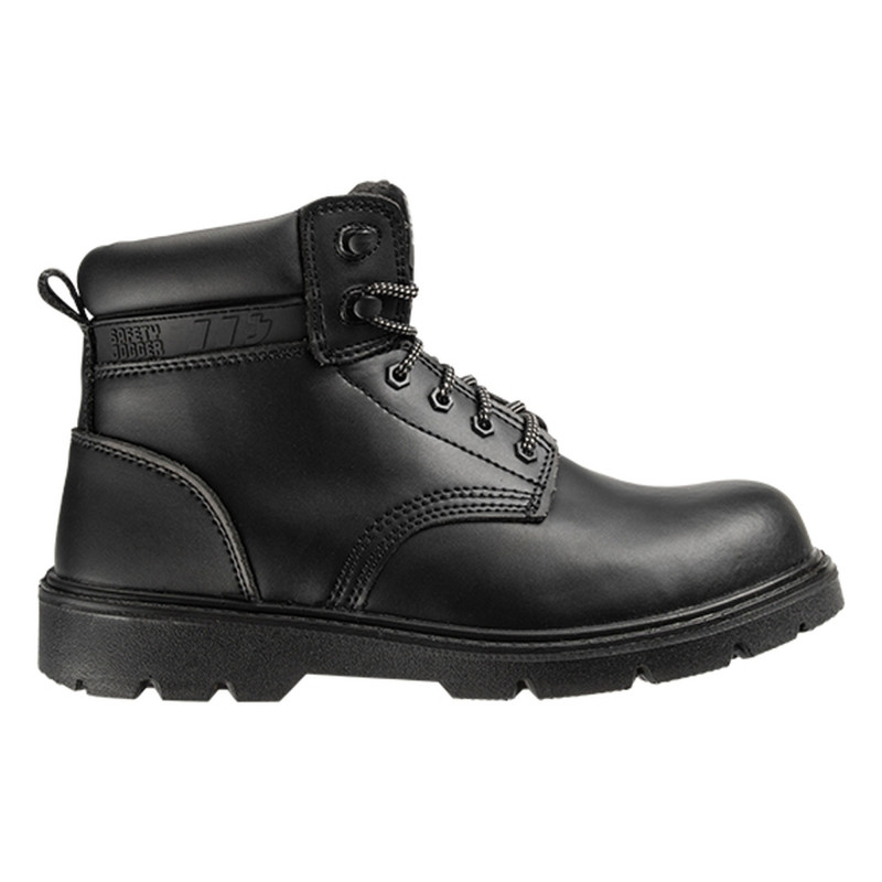 Safety Jogger - Chaussures de sécurité mi-hautes légères en cuir hydrofuges sans métal en cuir X1100N noir S3S