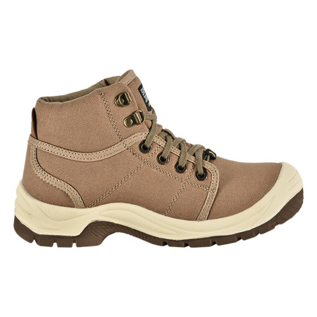 Safety Jogger - Chaussures de sécurité hautes antidérapantes avec semelles anti-perforation et embout en acier DESERT beige S1P