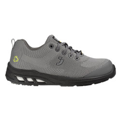 Safety Jogger - Chaussures de sécurité basses décontractées ultra-respirantes avec embout en acier ECOFITZ gris S1P