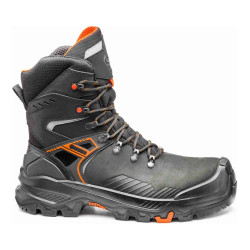 Base - Chaussures de sécurité hautes en cuir  noir et orange  T-REX TOP S3S