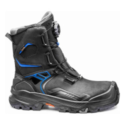 Base - Chaussures de sécurité hautes en cuir noir et bleu  T-ROBUST TOP S7S