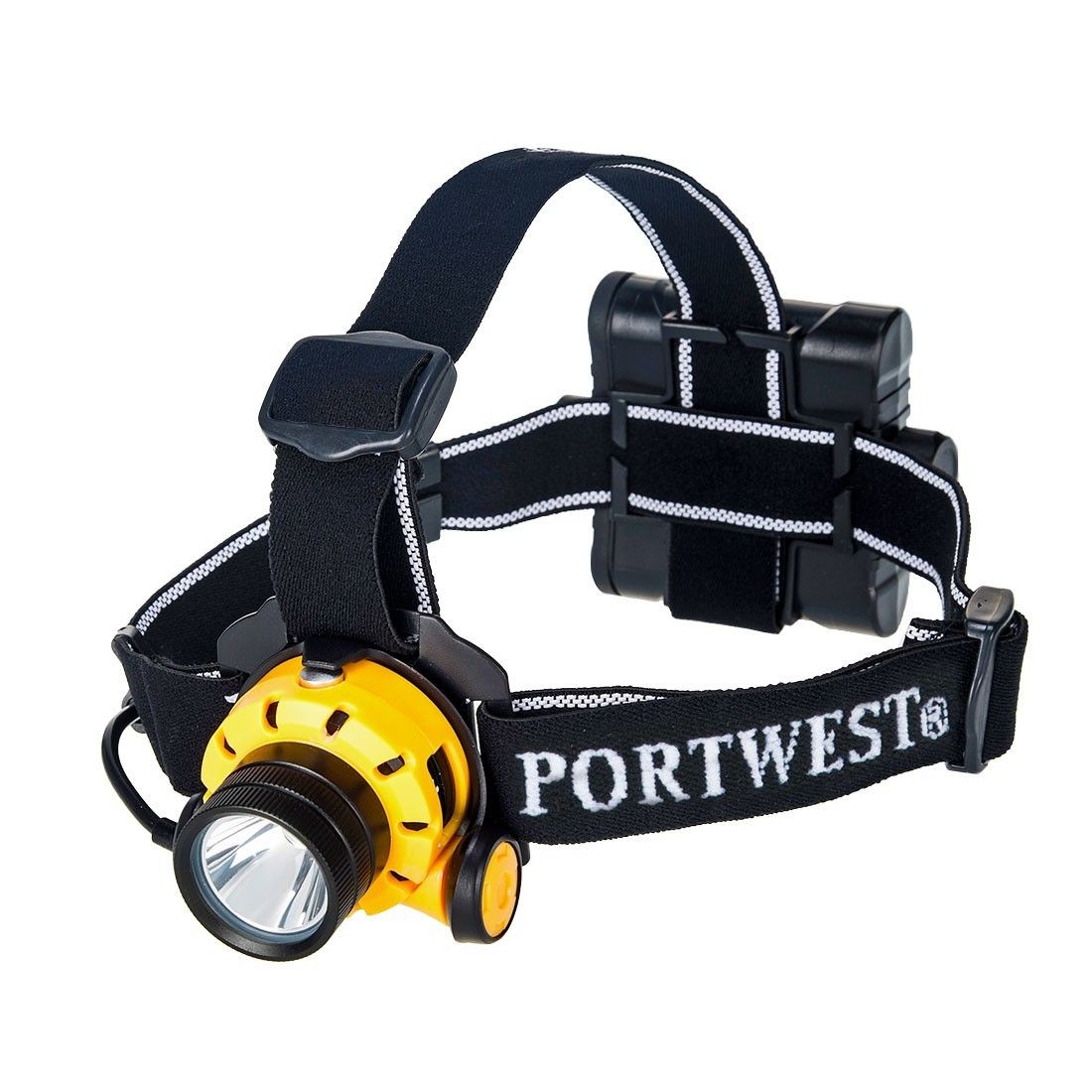 Portwest - Lampe frontale Dual Power - Carbonn