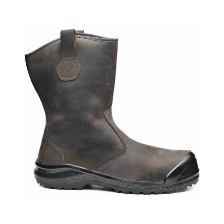 Base - Bottes de sécurité hautes en cuir marron BE-EXTREME S3