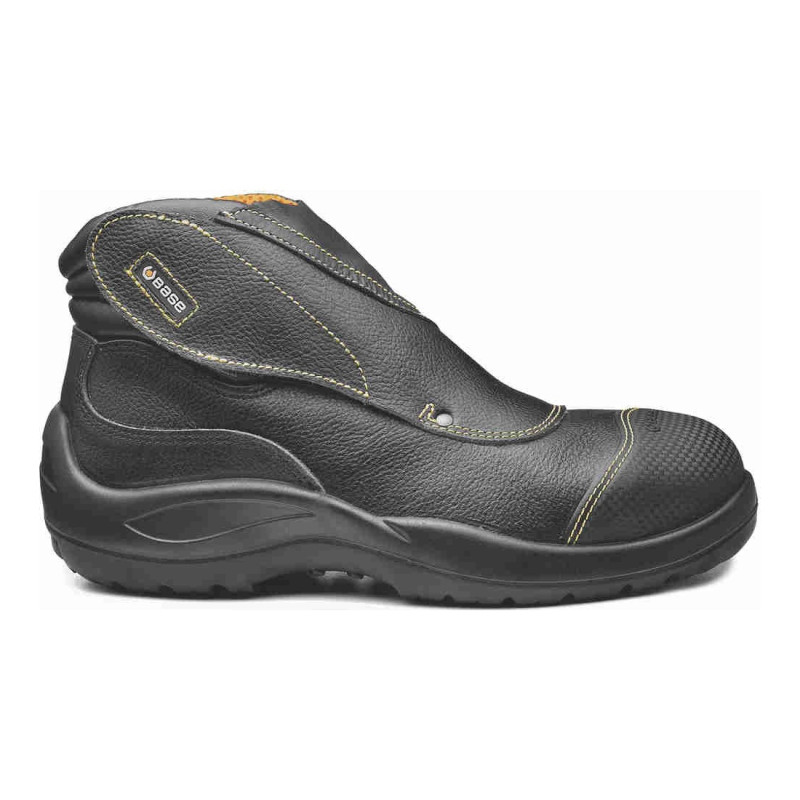 Base - Chaussures de sécurité mi-hautes en cuir noir WELDER S3