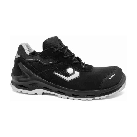 Base - Baskets de sécurité basses en cuir Nabuteck noir et  gris I-OMEGA SB