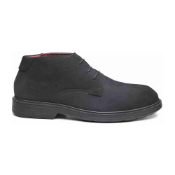 Base - Chaussures de sécurité basses en cuir velours noir  ORBIT S3S