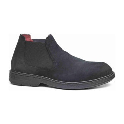 Base - Chaussures de sécurité basses en cuir velours noir  UNIVERSE S3S