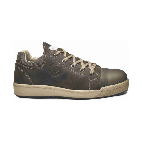 Base - Chaussures de sécurité basse en cuir marron SELFIE S3