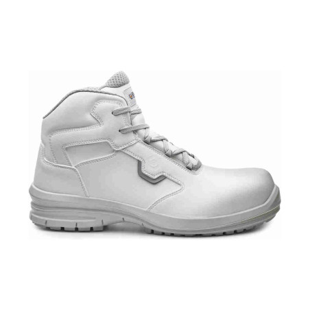 Base - Chaussures de sécurité hautes en microfibre blanc NATRIUM TOP S2