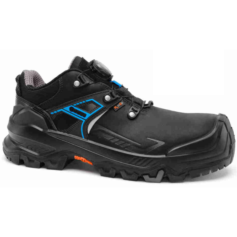 Base - Baskets de sécurité basses en cuir  noir et bleu  T-ROBUST LOW S7S