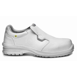 Base - Chaussures de sécurité basses en microfibre blanc et gris KUMA ESD S2