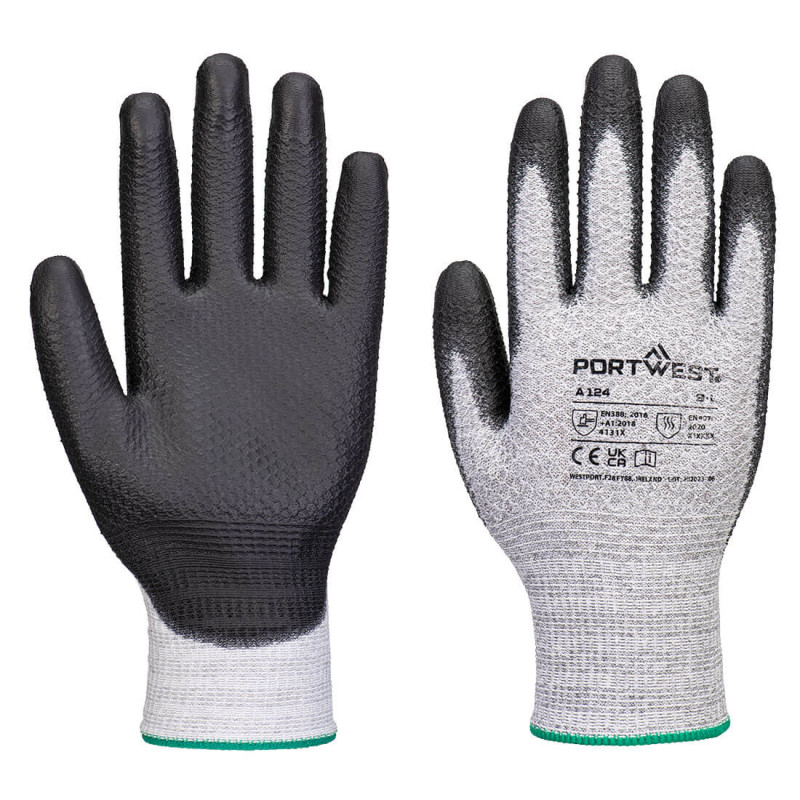 Portwest - Gants Grip Diamond Knit jauge 13 en PU (Pack de 12)