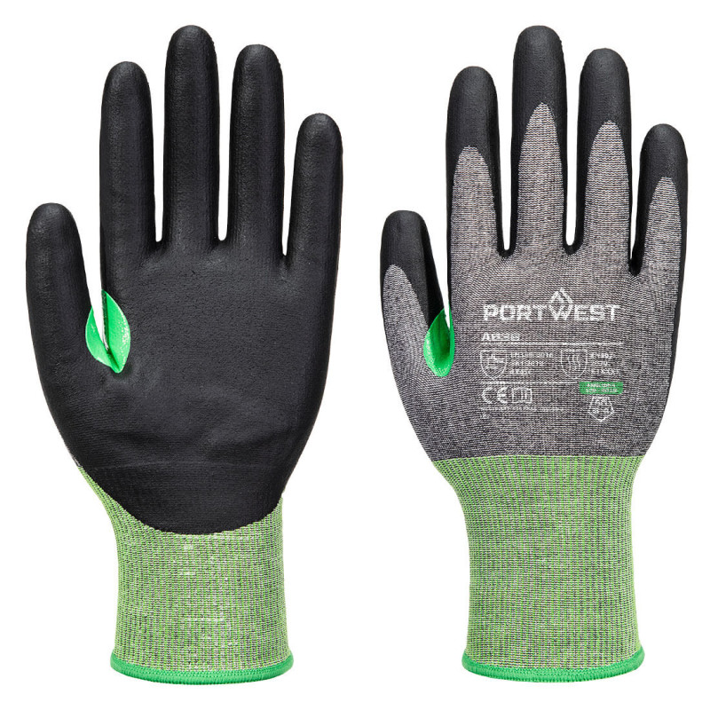 Portwest - Gants anti-coupures CS de niveau C jauge 18 en nitrile